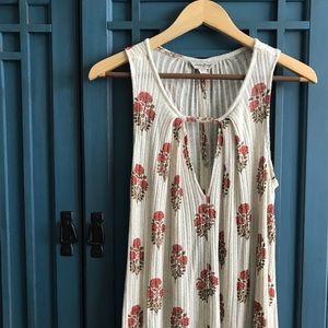 Lucky Brand flowy tunic tank